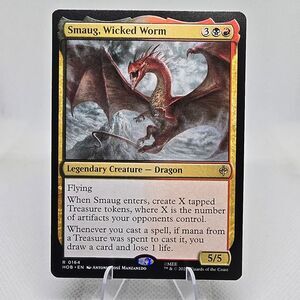 Smaug, Wicked Worm #164 Magic The Gathering The Hobbit